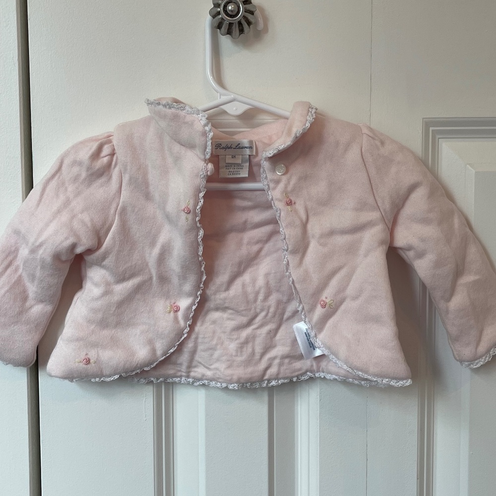 Ralph Lauren Pink Coat 6M